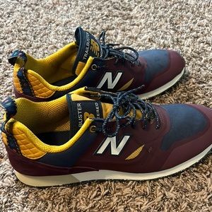 New Balance Burgundy and Navy Sneakers